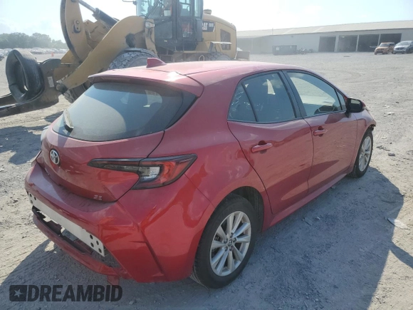 2023 Toyota Corolla Hatchback SE with VIN JTND4MBE7P3202277, listed as a Copart auction lot 58325314 with 12,449 mi miles and Salvage Title. Bid and sale history available at carsss.com. Image 3.
