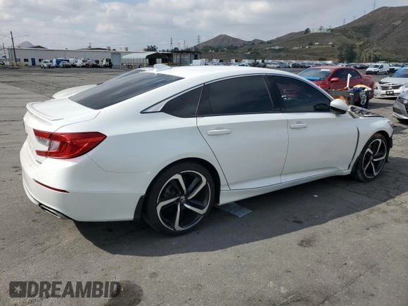 2019 Honda Accord Sport with VIN 1HGCV1F34KA149340, listed as a Copart auction lot 54441635 with 103,444 mi miles and Salvage Title. Bid and sale history available at DreamBid. Image 3.