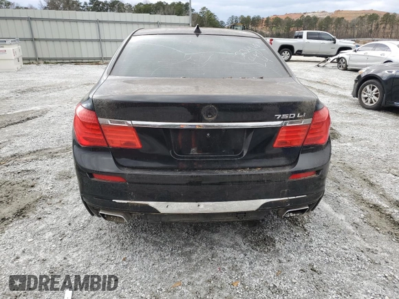 2011 BMW 7 Series 750Li with VIN WBAKB8C51BCY64787, listed as a Copart auction lot 47836285 with 137,444 mi miles and Non Repairable. Bid and sale history available at carsss.com. Image 6.