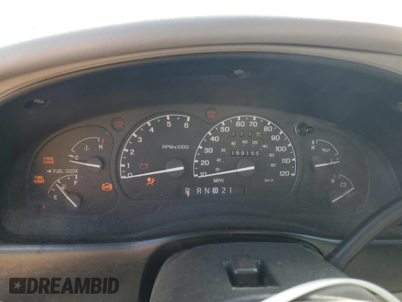 1998 Mercury Mountaineer z VIN 4M2ZU55P5WUJ05157, wystawiony jako Copart lot #78021914 z przebiegiem 169 155 mil mil oraz Szkoda całkowita • Salvage title. Historia ofert i sprzedaży dostępna na DreamBid. Obrazek 9.