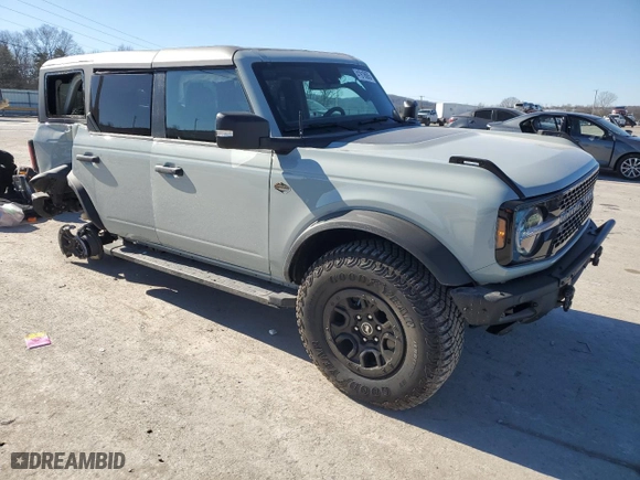 2024 Ford Bronco Wildtrak with VIN 1FMEE2BP6RLA70218, listed as a Copart auction lot 41918605 with 3,782 mi miles and Salvage Title. Bid and sale history available at carsss.com. Image 4.