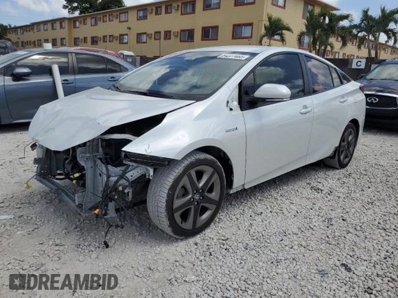 2022 Toyota Prius L Eco with VIN JTDKAMFU6N3161241, listed as a Copart auction lot 54227465 with 89,929 mi miles and Non Repairable. Bid and sale history available at DreamBid. Image 1.