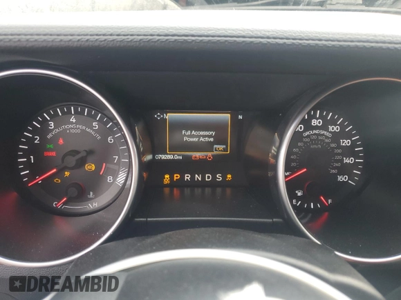 2020 Ford Mustang GT with VIN 1FA6P8CF0L5145203, listed as a Copart auction lot 87235594 with 79,289 mi miles and Salvage Title. Bid and sale history available at DreamBid. Image 9.