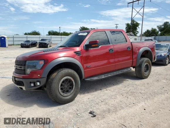 2014 Ford F-150 SVT Raptor with VIN 1FTFW1R60EFA69717, listed as a Copart auction lot 67408424 with 184,866 mi miles and Salvage Title. Bid and sale history available at carsss.com. Image 1.