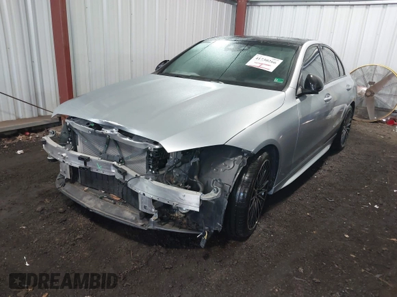 2023 Mercedes-Benz C 300 with VIN W1KAF4GB8PR105415, listed as a IAAI auction lot 41730266 with 21,461 mi miles and . Bid and sale history available at DreamBid. Image 17.