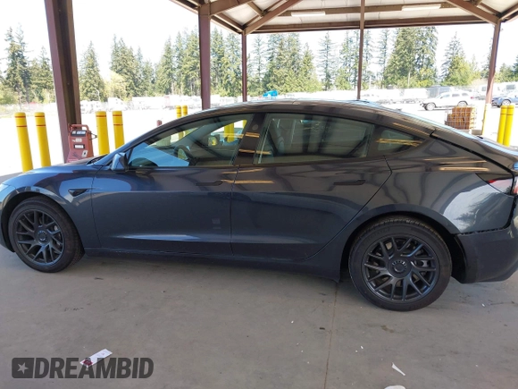 2025 Tesla Model 3 Long Range with VIN 5YJ3E1EA1SF923548, listed as a IAAI auction lot 42046257 with 3,979 mi miles and . Bid and sale history available at carsss.com. Image 14.