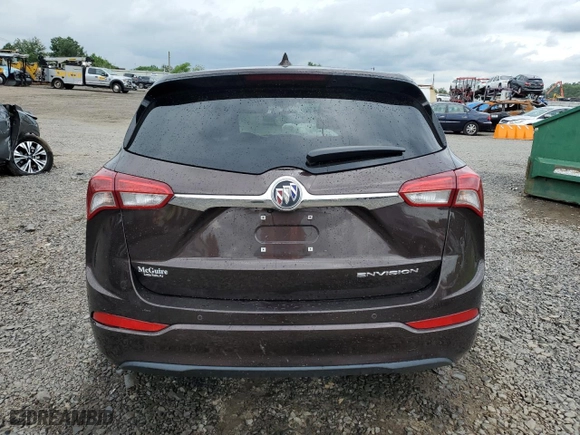 2020 Buick Envision Preferred with VIN LRBFXBSA8LD163661, listed as a Copart auction lot 62264784 with 0 mi miles and Salvage Title. Bid and sale history available at carsss.com. Image 6.