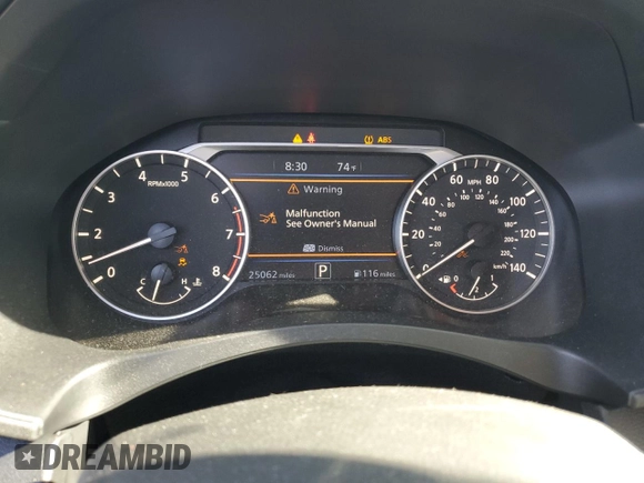 2023 Nissan Altima SR z VIN 1N4BL4CV2PN408419, wystawiony jako Copart lot #53984395 z przebiegiem 25 062 mil mil oraz Szkoda całkowita • Salvage title. Historia ofert i sprzedaży dostępna na DreamBid. Obrazek 9.