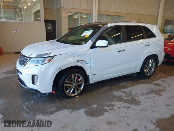 2014 Kia Sorento SX Limited with VIN 5XYKWDA72EG438837, listed as a IAAI auction lot 41413408 with 180,904 mi miles. Bid and sale history available at carsss.com. Image 19.