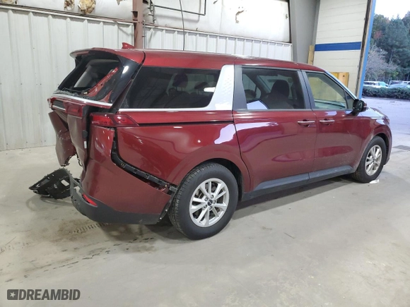 2022 Kia Carnival LXS with VIN KNDNB4H33N6123768, listed as a Copart auction lot 76234214 with 41,387 mi miles and Salvage Title. Bid and sale history available at carsss.com. Image 3.