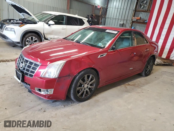2012 Cadillac CTS Sedan Luxury with VIN 1G6DG5E55C0138011, listed as a Copart auction lot 49689535 with 189,198 mi miles and Salvage Title. Bid and sale history available at carsss.com. Image 1.