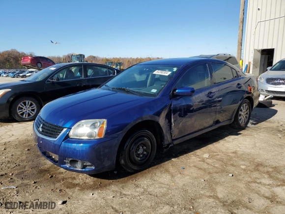 2009 Mitsubishi Galant ES with VIN 4A3AB36F19E026289, listed as a Copart auction lot 84390304 with 132,536 mi miles and Salvage Title. Bid and sale history available at carsss.com. Image 1.