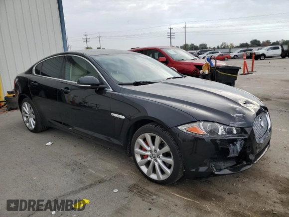 2013 Jaguar XF V6 SC with VIN SAJWJ0EF3D8S85693, listed as a Copart auction lot 75660304 with 70,565 mi miles and Salvage Title. Bid and sale history available at carsss.com. Image 4.
