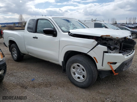 2023 Nissan Frontier S with VIN 1N6ED1CM9PN606440, listed as a Copart auction lot 54537205 with 58,103 mi miles and Salvage Title. Bid and sale history available at carsss.com. Image 4.