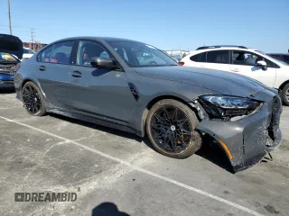 2023 BMW M3 Competition xDrive z VIN WBS43AY00PFP21678, wystawiony jako Copart lot #46301135 z przebiegiem 22 705 mil mil oraz Szkoda całkowita • Salvage title. Historia ofert i sprzedaży dostępna na DreamBid. Obrazek 4.