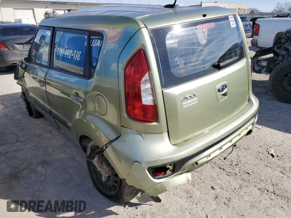 2012 Kia Soul with VIN KNDJT2A54C7353676, listed as a Copart auction lot 46438035 with 0 mi miles and Salvage Title. Bid and sale history available at carsss.com. Image 2.