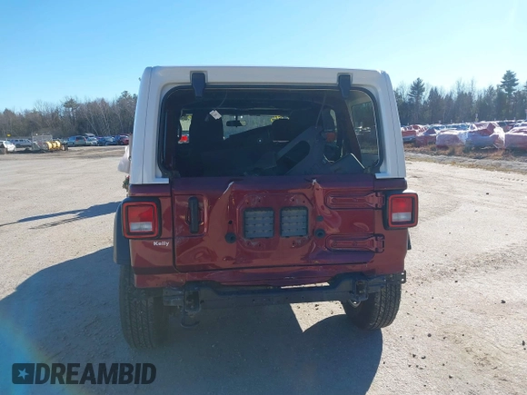2021 Jeep Wrangler Unlimited Sport S with VIN 1C4HJXDG4MW647164, listed as a IAAI auction lot 40952672 with 51,366 mi miles and . Bid and sale history available at DreamBid. Image 17.