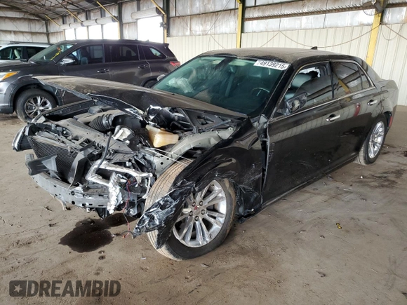 2016 Chrysler 300 with VIN 2C3CCAEG4GH298448, listed as a Copart auction lot 49139215 with 88,604 mi miles and Salvage Title. Bid and sale history available at carsss.com. Image 1.