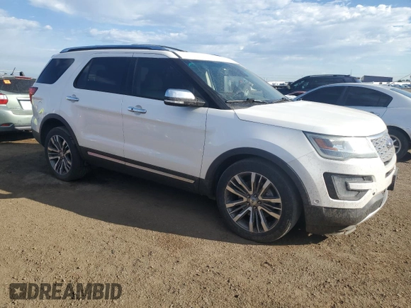 2016 Ford Explorer Platinum с VIN 1FM5K8HT9GGA14165, выставлен на аукционе Copart как лот 60093875 с пробегом 143 395 миль миль и Списание • Salvage title. История ставок и продаж доступна на DreamBid. Изображение 4.