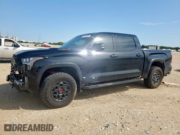2024 Toyota Tundra TRD Pro Hybrid with VIN 5TFPC5DB3RX081207, listed as a Copart auction lot 58406695 with 10,963 mi miles and Salvage title. Bid and sale history available at DreamBid. Image 1.