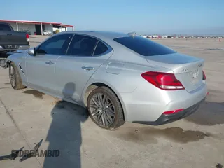 2019 Genesis G70 2.0T Advanced with VIN KMTG34LA5KU023157, listed as a IAAI auction lot 41490171 with 83,971 mi miles. Bid and sale history available at carsss.com. Image 3.