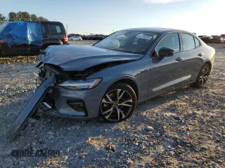 2024 Volvo S60 Plus Dark Theme with VIN 7JRL12FL9RG299341, listed as a Copart auction lot 87210334 with 24,149 mi miles and Salvage Title. Bid and sale history available at carsss.com. Image 1.