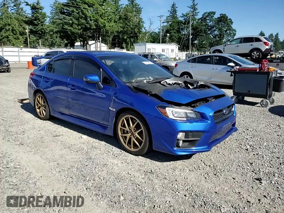 2015 Subaru WRX STI Launch with VIN JF1VA2W66F9805473, listed as a Copart auction lot 58922325 with Not provided miles and Salvage title. Bid and sale history available at DreamBid. Image 14.