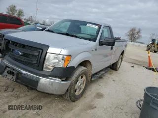 2013 Ford F-150 XL with VIN 1FTNF1EF4DKF95257, listed as a Copart auction lot 80302774 with 87,929 mi miles and Salvage title. Bid and sale history available at DreamBid. Image 1.