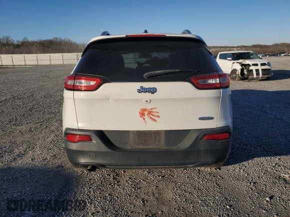 2015 Jeep Cherokee Latitude with VIN 1C4PJLCB8FW525744, listed as a Copart auction lot 45420475 with 145,216 mi miles and Salvage Title. Bid and sale history available at carsss.com. Image 6.