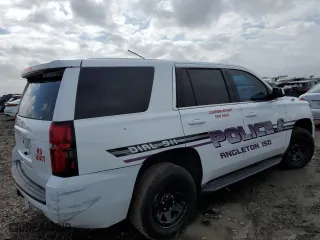 2020 Chevrolet Tahoe Commercial with VIN 1GNSKDEC5LR121594, listed as a Copart auction lot 82779484 with 32,019 mi miles and Salvage Title. Bid and sale history available at carsss.com. Image 3.