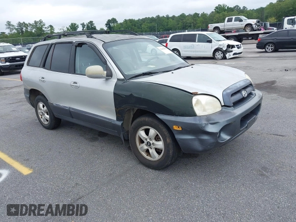 2006 Hyundai Santa Fe GLS with VIN KM8SC13D26U079706, listed as a IAAI auction lot 42464991 with 133,735 mi miles and . Bid and sale history available at DreamBid. Image 1.