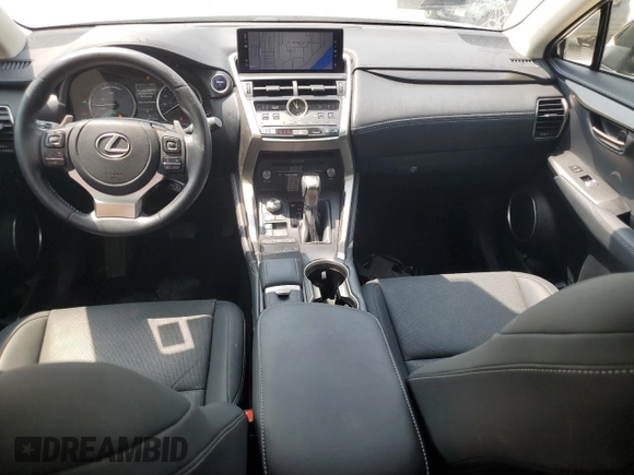 2021 Lexus NX 300h with VIN JTJGJRDZ7M2158822, listed as a Copart auction lot 59157055 with 28,314 mi miles and Salvage title. Bid and sale history available at DreamBid. Image 8.