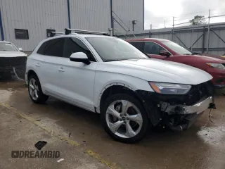 2021 Audi Q5 Premium Plus with VIN WA1BAAFY6M2010268, listed as a Copart auction lot 60370325 with 38,227 mi miles and Salvage title. Bid and sale history available at DreamBid. Image 4.