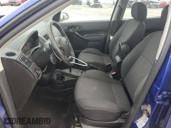 2005 Ford Focus S with VIN 3FAFP37N85R101955, listed as a Copart auction lot 53199895 with 135,984 mi miles and Salvage Title. Bid and sale history available at carsss.com. Image 7.