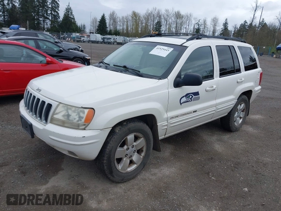 2001 Jeep Grand Cherokee Limited with VIN 1J4GW58N01C587109, listed as a IAAI auction lot 41929445 with 247,066 mi miles. Bid and sale history available at carsss.com. Image 2.