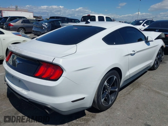 2021 Ford Mustang EcoBoost with VIN 1FA6P8TH4M5148415, listed as a IAAI auction lot 41945395 with 51,599 mi miles and . Bid and sale history available at DreamBid. Image 4.