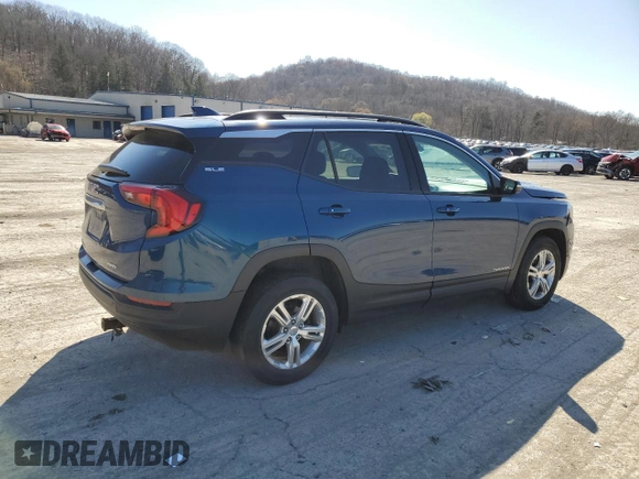 2019 GMC Terrain SLE with VIN 3GKALTEV6KL355704, listed as a Copart auction lot 50645875 with 75,463 mi miles and Salvage Title. Bid and sale history available at DreamBid. Image 3.