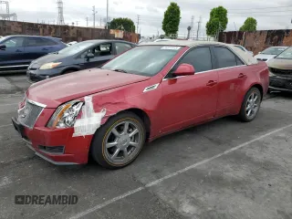 2008 Cadillac CTS RWD with VIN 1G6DF577580212276, listed as a Copart auction lot 55281515 with 107,483 mi miles and Salvage title. Bid and sale history available at DreamBid. Image 1.