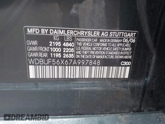 2007 Mercedes-Benz E 350 z VIN WDBUF56X67A997848, wystawiony jako IAAI lot #42318389 z przebiegiem 135 847 mil mil oraz . Historia ofert i sprzedaży dostępna na DreamBid. Obrazek 9.