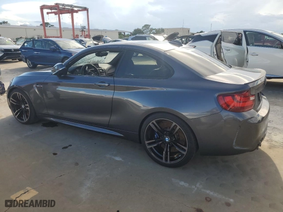 2016 BMW M2 with VIN WBS1H9C52GV786091, listed as a Copart auction lot 73875914 with 0 mi miles and Salvage Title. Bid and sale history available at carsss.com. Image 2.