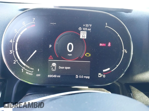 2022 MINI Countryman Oxford Edition with VIN WMZ23BR01N3N71629, listed as a IAAI auction lot 41646413 with 69,049 mi miles and . Bid and sale history available at DreamBid. Image 7.