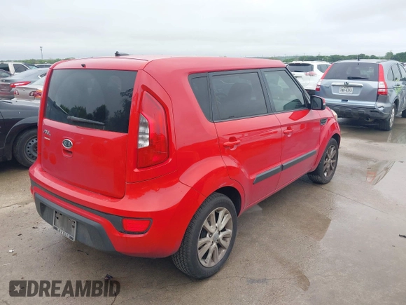 2012 Kia Soul + with VIN KNDJT2A63C7357081, listed as a IAAI auction lot 41969447 with 1 mi miles. Bid and sale history available at carsss.com. Image 4.
