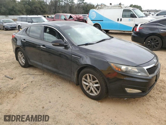 2013 Kia Optima LX with VIN KNAGM4A76D5304669, listed as a Copart auction lot 47843525 with 236,853 mi miles and Salvage Title. Bid and sale history available at carsss.com. Image 4.