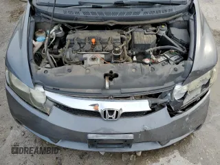 2011 Honda Civic LX with VIN 2HGFA1F55BH522350, listed as a Copart auction lot 53854795 with 39,749 mi miles and Salvage Title. Bid and sale history available at DreamBid. Image 11.
