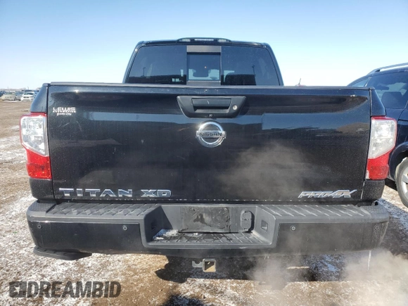 2017 Nissan Titan SV with VIN 1N6AA1E58HN554233, listed as a Copart auction lot 45388595 with 83,813 mi miles and Salvage Title. Bid and sale history available at DreamBid. Image 6.