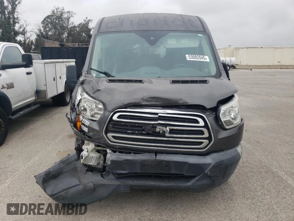 2016 Ford Transit XL with VIN 1FBAX2CG6GKA01273, listed as a Copart auction lot 53082045 with 95,631 mi miles and Salvage title. Bid and sale history available at DreamBid. Image 5.