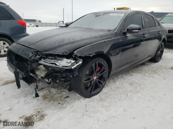 2016 Jaguar XF S with VIN SAJBM4BV5GCY05967, listed as a Copart auction lot 31379932 with 75,127 mi miles and Salvage Title. Bid and sale history available at carsss.com. Image 2.