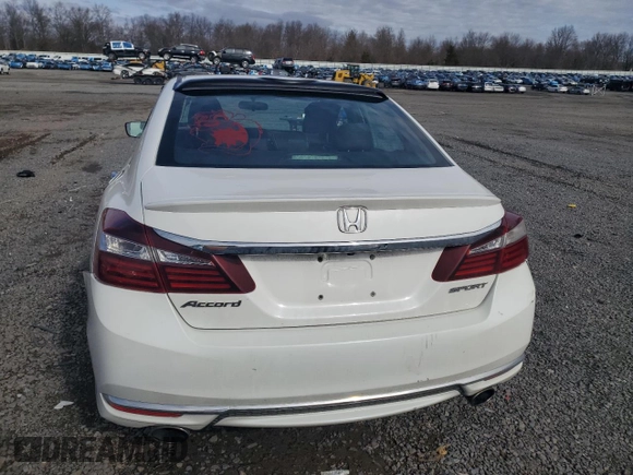 2017 Honda Accord Sedan Sport with VIN 1HGCR2F5XHA308141, listed as a Copart auction lot 47665725 with 98,629 mi miles and Salvage Title. Bid and sale history available at carsss.com. Image 6.