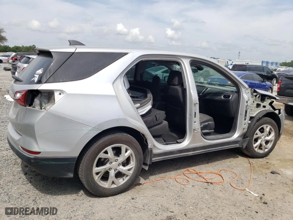 2020 Chevrolet Equinox LT with VIN 3GNAXKEV0LS506822, listed as a Copart auction lot 53157615 with 58,604 mi miles and Non Repairable. Bid and sale history available at carsss.com. Image 3.
