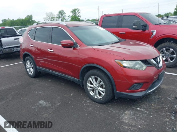 2015 Nissan Rogue SL with VIN 5N1AT2MV0FC778590, listed as a IAAI auction lot 42059832 with 197,167 mi miles and . Bid and sale history available at carsss.com. Image 1.
